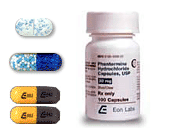Packing and capsules Phentermine